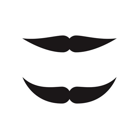 Mustache icon Logo template 18871070 Vector Art at Vecteezy