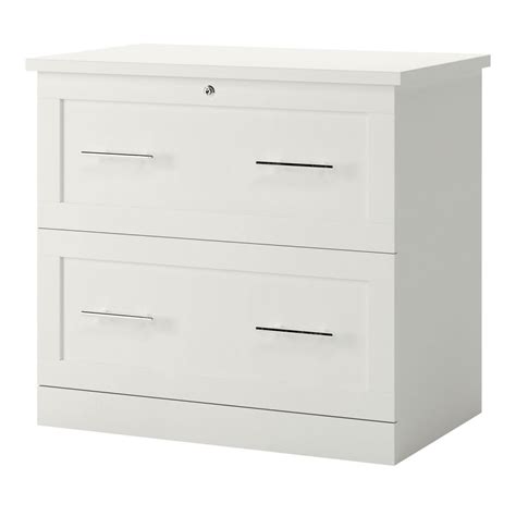 Realspace 2-Drawer 30"W Lateral File Cabinet, White | OfficeSupply.com