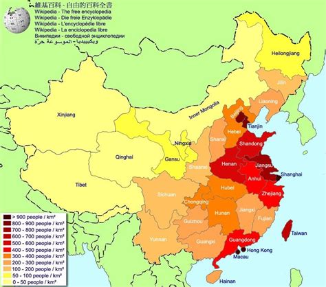 China Population Density Maps (Downloadable Maps) | China Mike