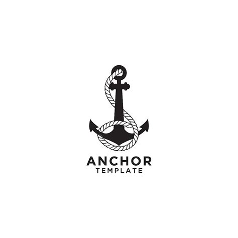 Anchor Design Vector Art PNG, Anchor Logo Design Template, Anchor, Logo, Illustration PNG Image ...