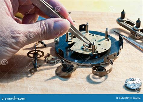 Repair of watches stock image. Image of dirty, clockworks - 36178289