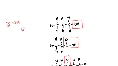 SOLVED: Name the type of functional group in the following compounds: 1 ...