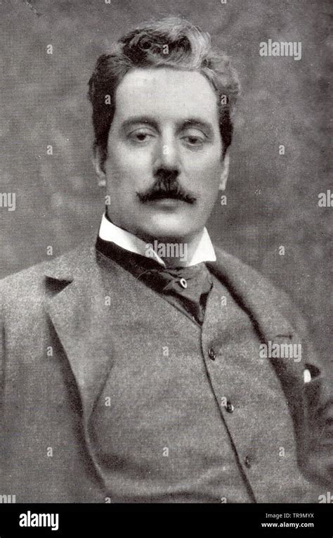 GIACOMO PUCCINI (1858-1924) Italian opera composer about 1900 Stock Photo - Alamy