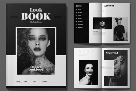 Look Book Magazine Template | Creative Market