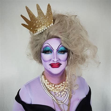 Ursula drag makeup for a disney photo project : r/disney