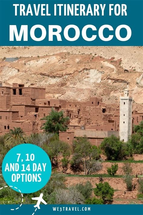 Plan a Perfect 7 Day Morocco Itinerary (+10 or 14 day options)