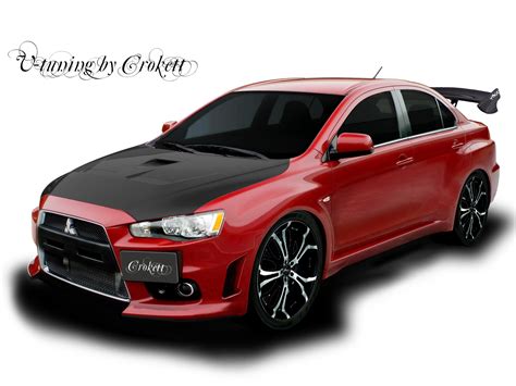 Free Cars HD Wallpapers: Mitsubishi Lancer EvoX Tuning HD Wall