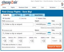 Vacation Packages promo code cheapoair