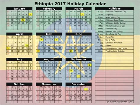 Ethiopian Calendar 13 Months | Qualads