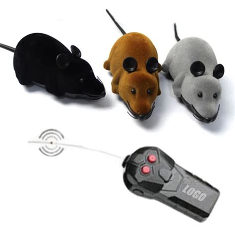 Wireless Remote Control RC Electronic Rat Mouse Mice Toy For Cat Puppy ...