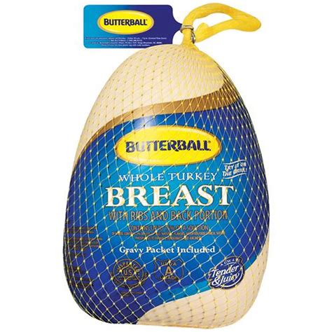 Butterball Whole Turkey Breast 3-6 lb - Shop Meat at H-E-B