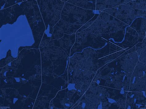 Pallavaram Vector Map - Dark Blue (AI,PDF) | Boundless Maps