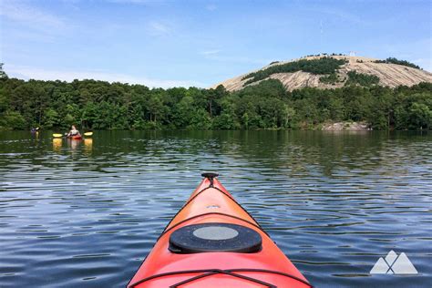 Kayaking Stone Mountain Lake in Atlanta