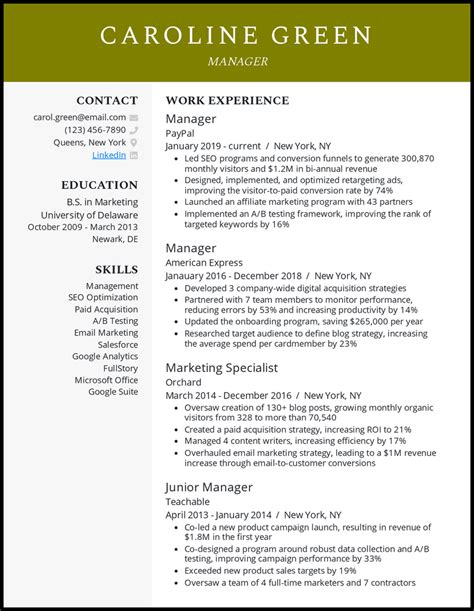 9 Manager Resume Examples That Worked in 2025