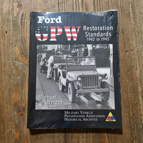 Book Ford GPW Restoration Standards 1942 to 1945 - Van Buuren Jeeps