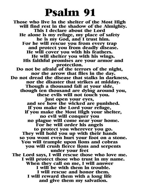 Psalm 91 Prayer, Prayer Scriptures, Faith Prayer, Bible Prayers, God ...