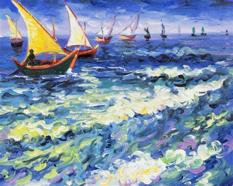 Van Gogh - Seascape at Saintes Maries de la Mer