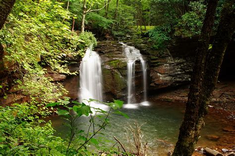 Seneca Creek Big Waterfalls | Waterfalls| Free Nature Pictures by ForestWander Nature Photography