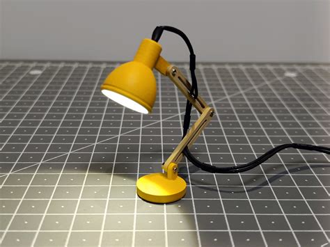 1/10 Scale Adjustable Desk Lamp by robroy | Download free STL model ...