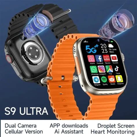 S9 ULTRA 4G Android Smartwatch Dual Camera Setup : Gadget & Me