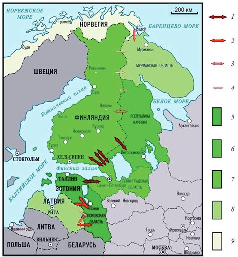 Crossing the Russian border with Norway, Finland, Estonia and Latvia ...