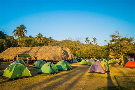 Camping Site in Tayrona National Park, Colombia Editorial Photo - Image ...