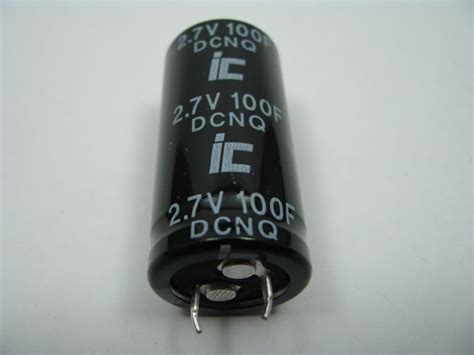 New 100F 2.7V supercap; 100 farad super/ultra capacitor