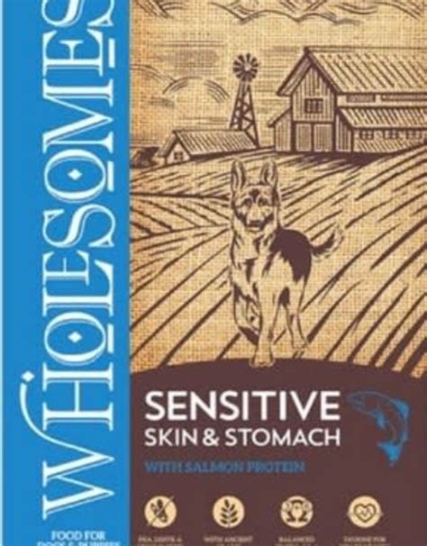 Wholesomes Sensitive Skin & Stomach Salmon Dog Food 30 lb - Noah's Ark