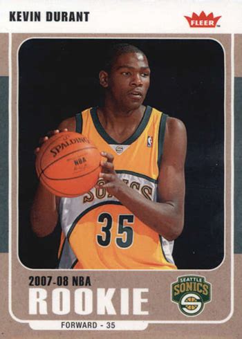 Kevin Durant Rookie Card Rankings and Countdown