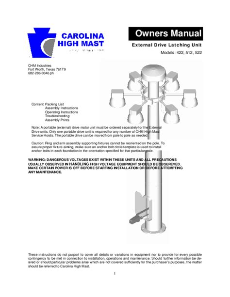 High Mast Light Pole Parts List | Americanwarmoms.org