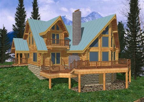 Rustic Cabin Floor Plans New Small Cabins Home Mountain House Inspirational Log Designs With ...