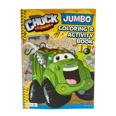 Wholesale 80pg Tonka Chuck and Friends Coloring Book MULTICOLOR