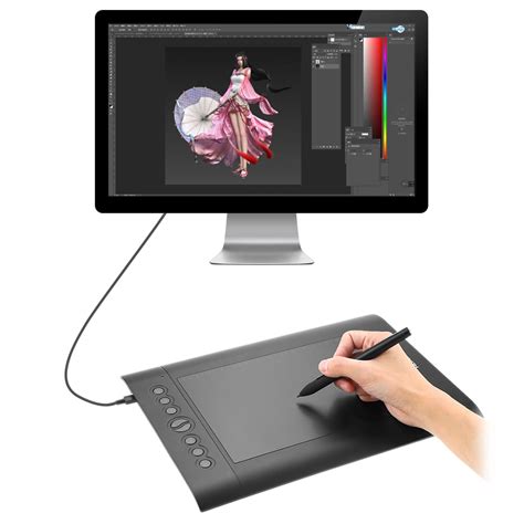 Huion USB Graphic Tablet Drawing Tablet Upgraded H610 PRO V2 Pad Art ...