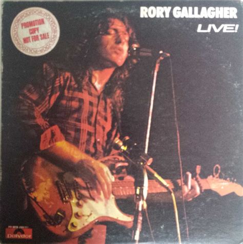 Rory Gallagher – Rory Gallagher Live! (1972, Vinyl) - Discogs