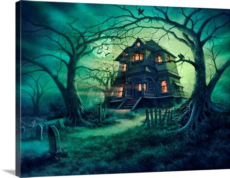 Haunted House I Wall Art, Canvas Prints, Framed Prints, Wall Peels | Great Big Canvas