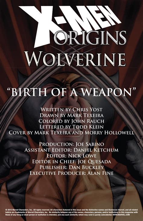 Read online X-Men Origins: Wolverine comic - Issue # Full