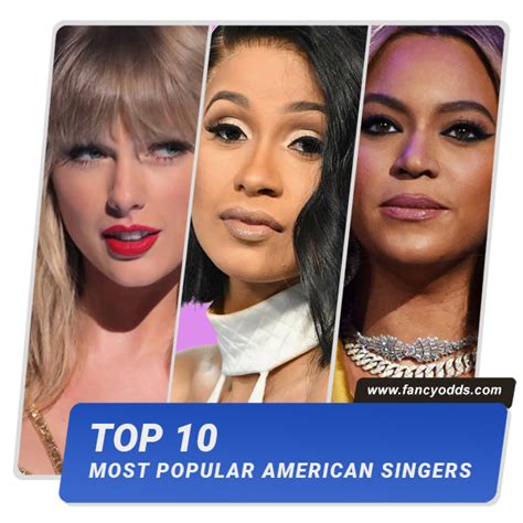 Top 10 Most Popular American Singers | List Of Ten American Singers That Are Famous - FancyOdds