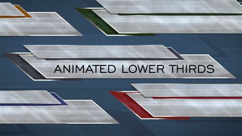 Animated lower thirds by foxpuppet | VideoHive