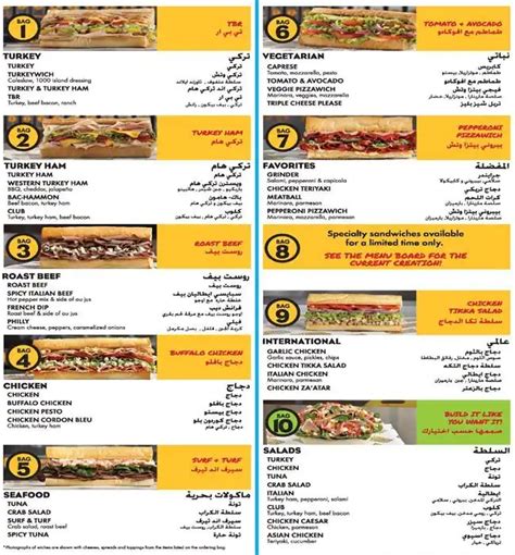 Which Wich Printable Menu