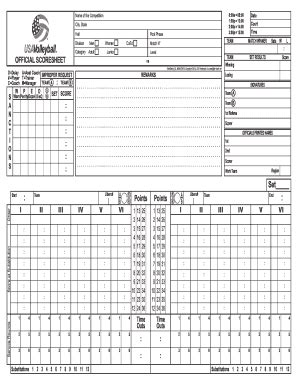 Printable Volleyball Score Sheets - prntbl.concejomunicipaldechinu.gov.co