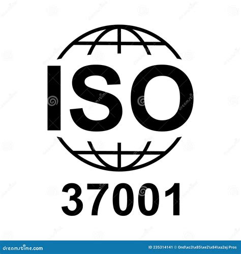Iso 37001:2021 Icon. Anti-Bribery Management Systems. Standard Quality Symbol. Vector Button ...