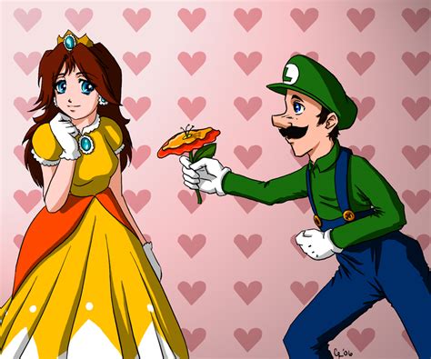 Love: Daisy and Luigi by raiyneofgailin on DeviantArt