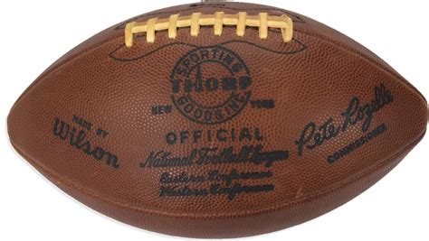 1960s Official NFL Pete Rozelle Game Used Football