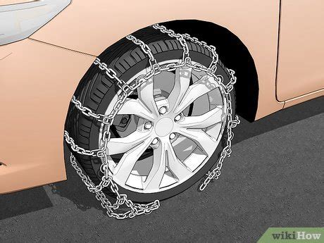 How to Install Snow Chains on Tires: 14 Steps (with Pictures)