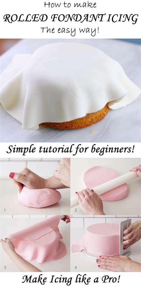 How to make fondant | Homemade fondant, Fondant recipe, Fondant icing