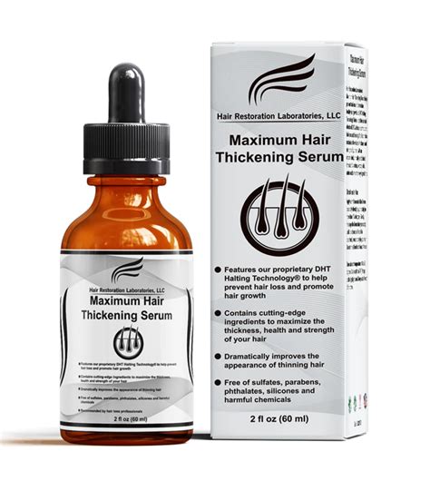 Hair Restoration Laboratories' Maximum Hair Thickening Serum– Hair Restoration Laboratories Hair ...