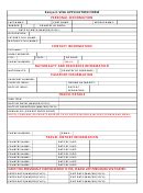 Fillable Kenya E-Visa Application Form printable pdf download