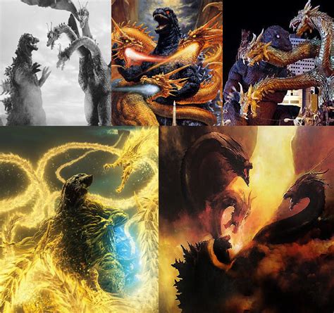 Godzilla vs King Ghidorah by MnstrFrc on DeviantArt