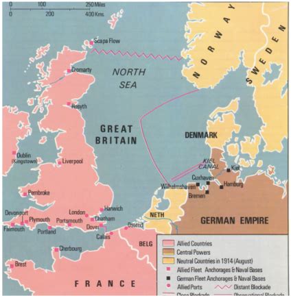 Image showing the naval blockade of Germany