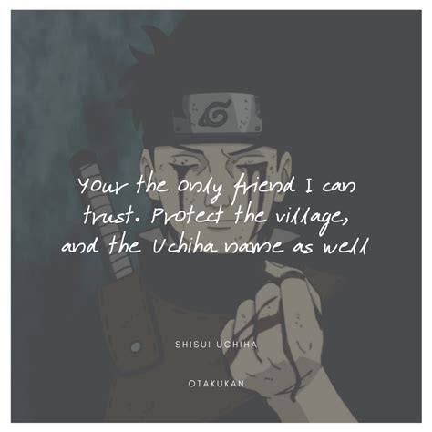 Best Shisui Uchiha Quotes From Naruto | OtaKuKan